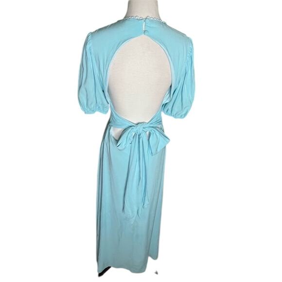 Women’s Alexia Admor IMOGEN Maxi Dress in Halogen Blue - Sz 8 - Picture 5 of 7